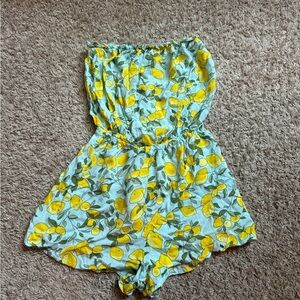 H&M Lemon Print Romper